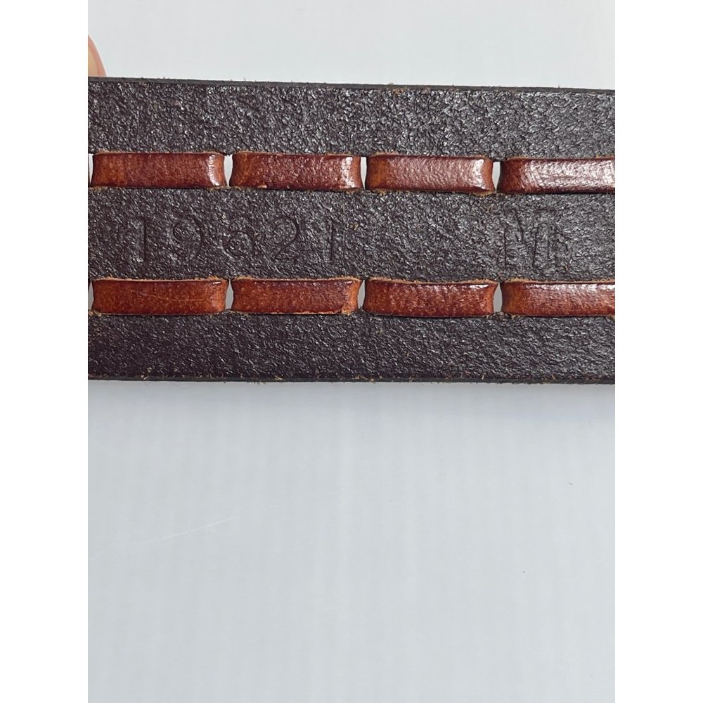 Mossimo Supply 19621 Leather Braided Belt Brown Size M - Picture 4 of 5